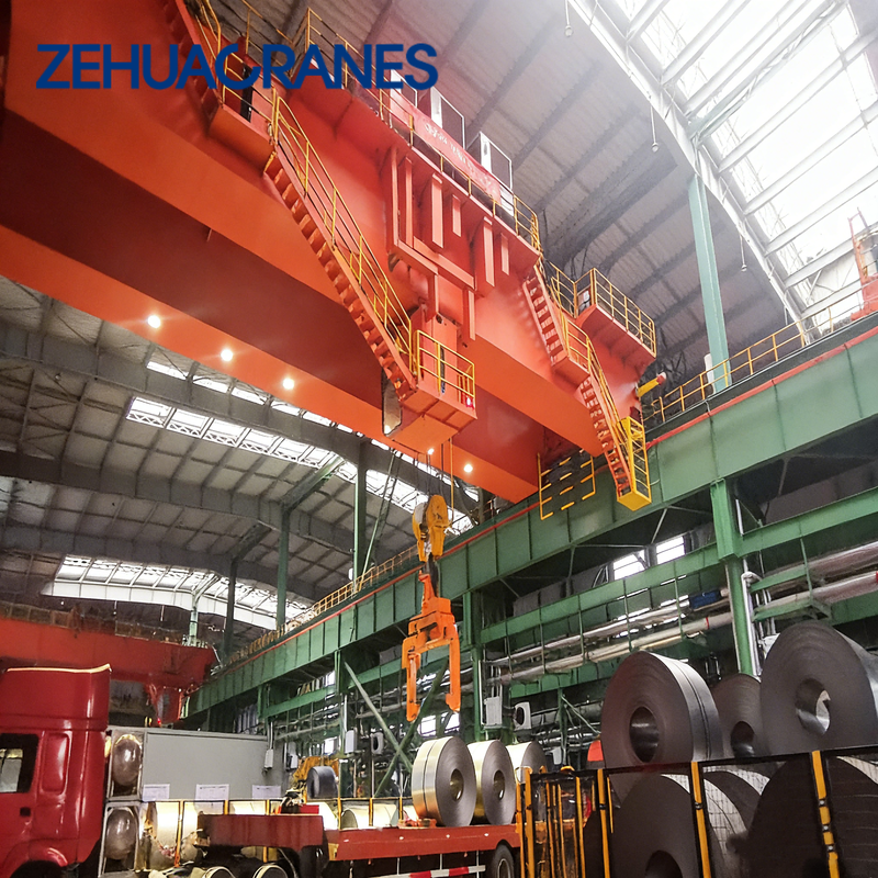 Intelligent Steel Crane China Manufactured Double Girder Bridge Crane Specialized for the Metallurgical Industry