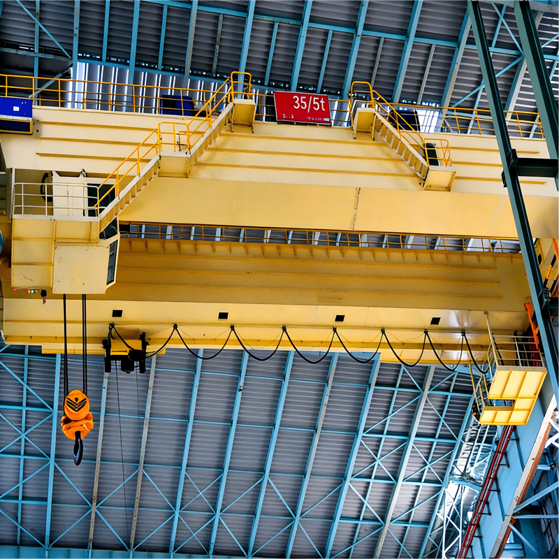 Intelligent Steel Crane China Manufactured Double Girder Bridge Crane Specialized for the Metallurgical Industry
