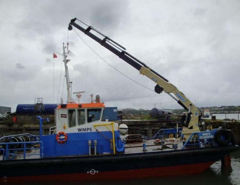 5Ton 7ton 10ton Telescopic Boom Marine Hydraulic Boat Mounted Marine Fixed 360° Slewing Deck Crane