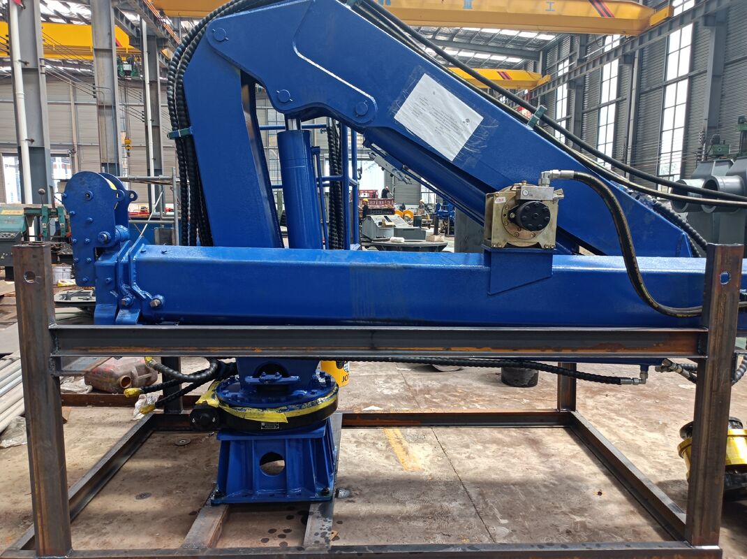 High-quality Offshore Use Electro-hydraulic Marine Crane Foldable Arm Deck Mounted Knuckle Boom Crane