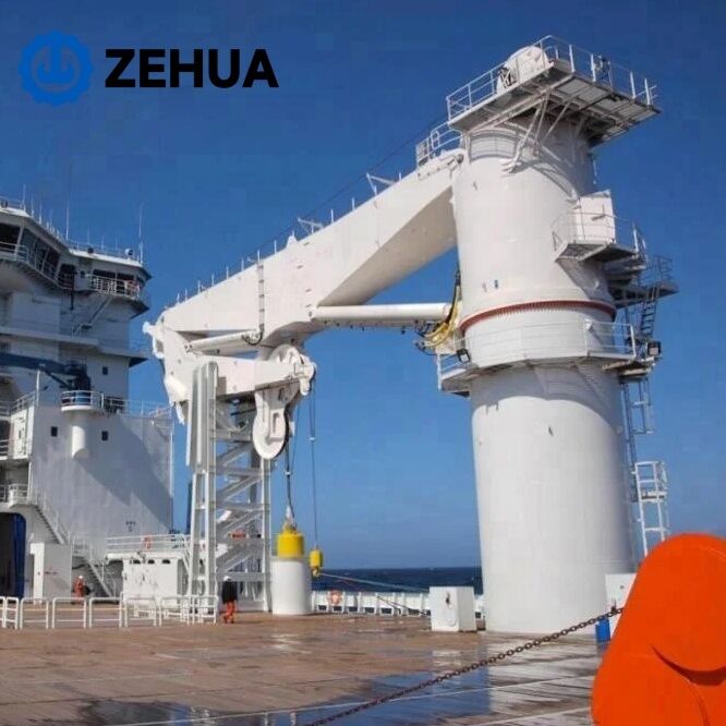 High Quality Mini Hydraulic Marine Crane | Zehua Marine Travel Lift for Yacht & Ship Handling
