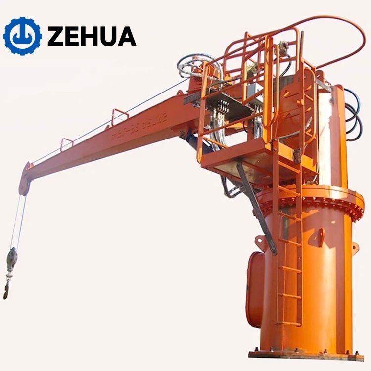 High Quality Mini Hydraulic Marine Crane | Zehua Marine Travel Lift for Yacht & Ship Handling