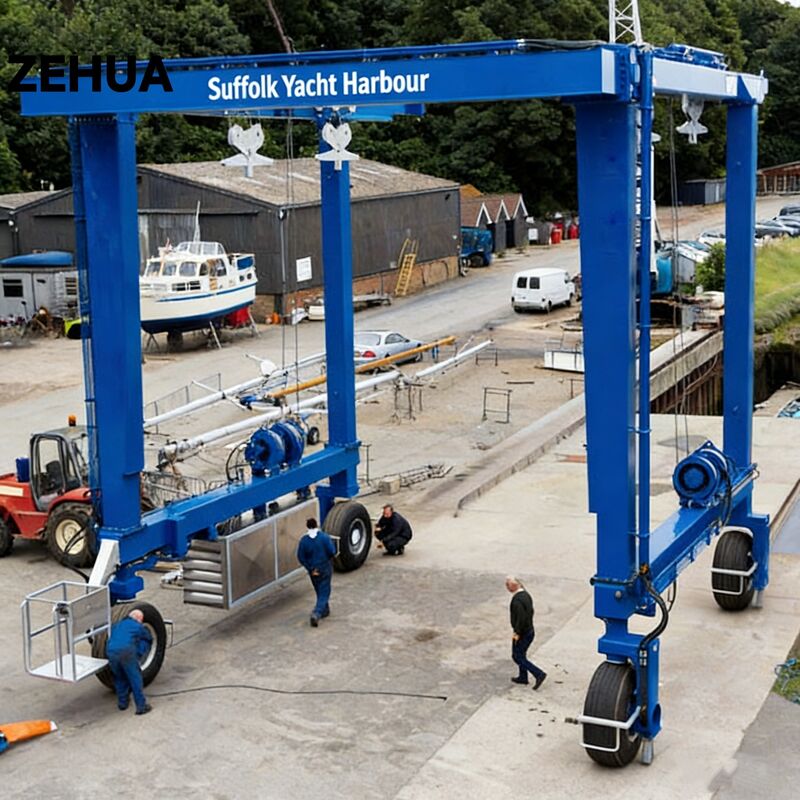 800 Ton Marine Travel Lift Yacht Crane 500 Ton 600 Ton Mobile Boat Hoist Lifting Crane for Sale