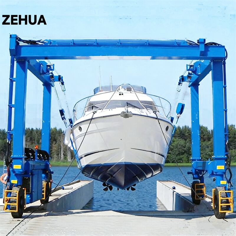 800 Ton Marine Travel Lift Yacht Crane 500 Ton 600 Ton Mobile Boat Hoist Lifting Crane for Sale