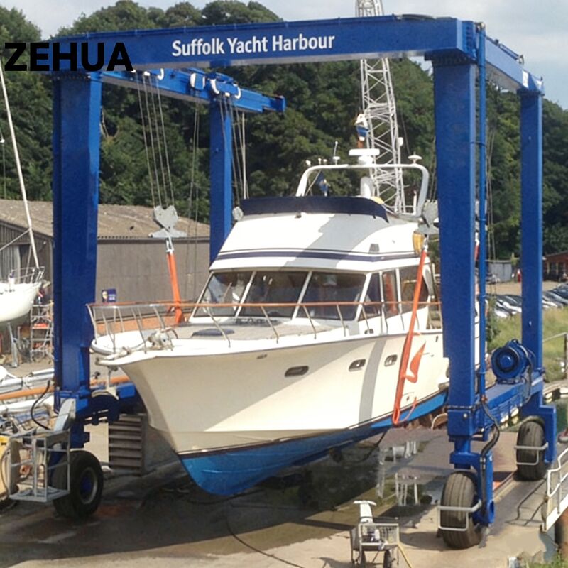 800 Ton Marine Travel Lift Yacht Crane 500 Ton 600 Ton Mobile Boat Hoist Lifting Crane for Sale