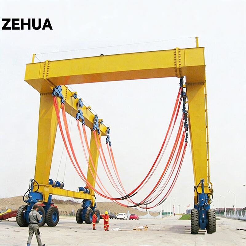 Boat Lift Crane Mobile Marine Travel Lift Electric/Hydraulic Mobile Boat Hoist for Sale