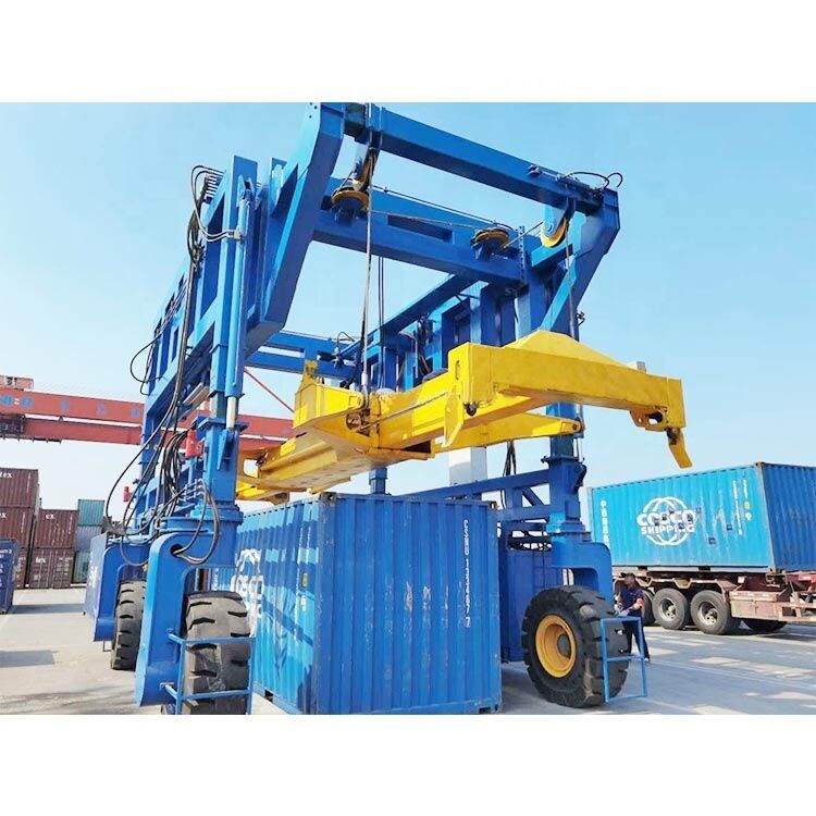 High Performance Port Container Straddle Carrier Rubber Tyre Portal Straddle Carrier for Container Lifting & Handling