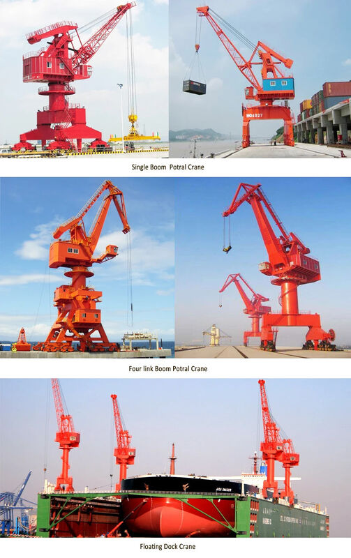 Customizable Heavy Duty Port Crane Rail-Mounted Harbor Portal Crane with High Stability & Long Service Life