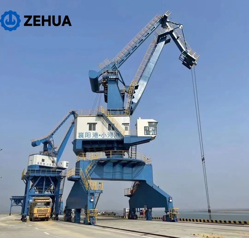 Fourlink Harbour Port Cranes Singleboom and Fourboom Harbour Port Crane Portal Crane Mechanisms
