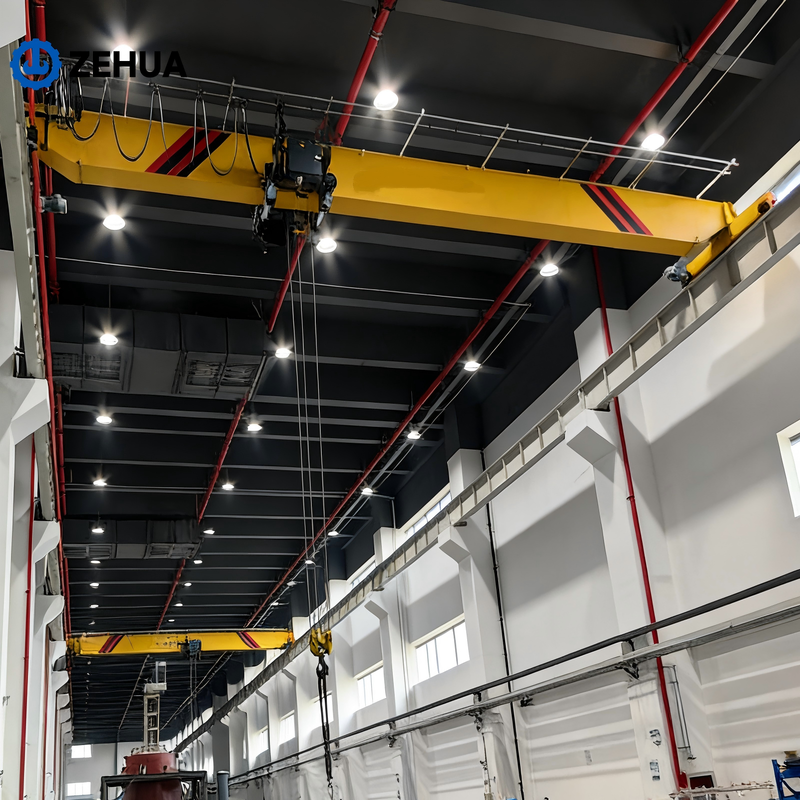 16 Ton Electric Overhead Bridge Crane Monorail Hoist Crane Remote Control Motor Gear for Industrial Warehouse Use