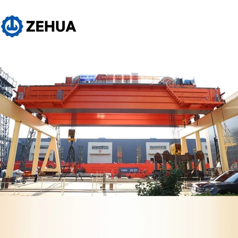 Zehua Double European Model Type Gyration Tower Crane Double-Girder Overhead Crane