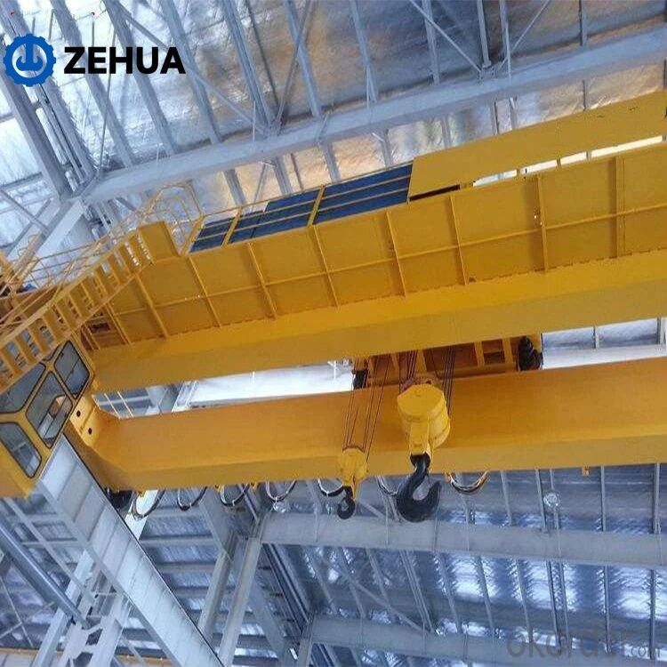 New Design Heavy Duty Double Girder Overhead Crane 10 Ton 20 Ton 30 Ton Bridge Crane for Workshop