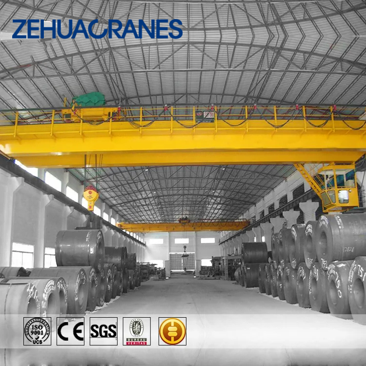 High Qualy European Type Double Girder Overhead Crane 1-20 Ton for Workshop & Warehouse