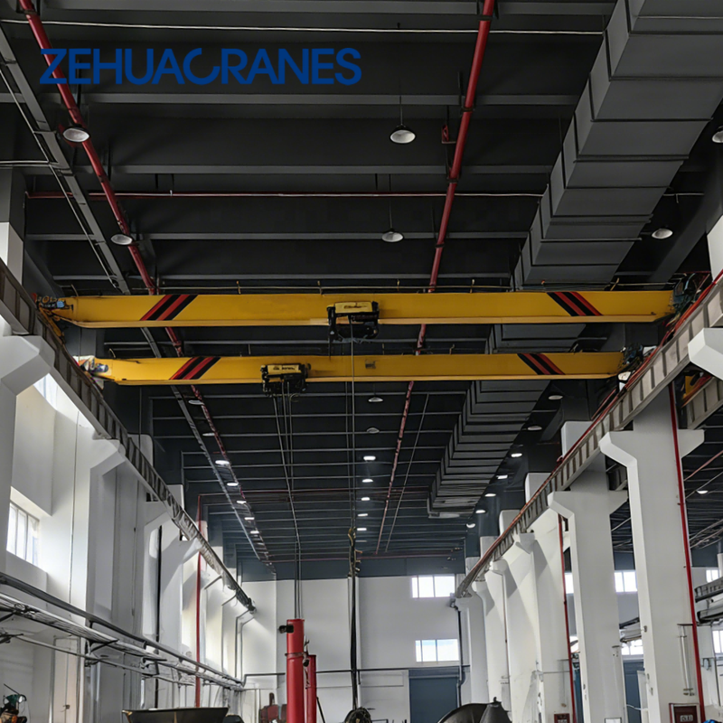 European Single Girder Overhead Crane 1-20 Ton Electric Bridge Crane with Hoist for Workshop Warehouse