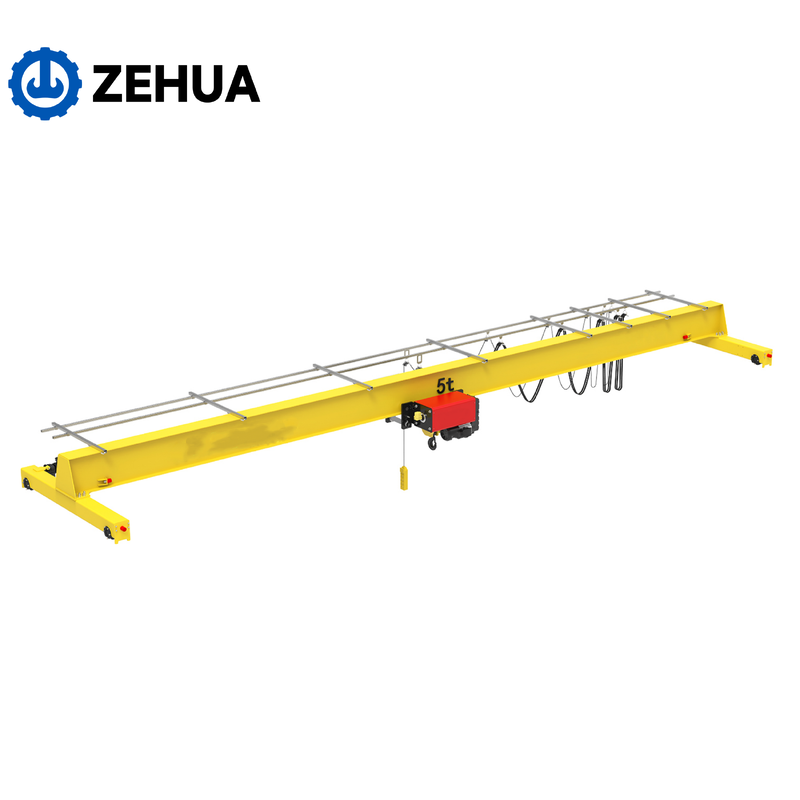 Factory Top Quality Single Girder Overhead Crane European Style 5 Ton 10 Ton Traveling Bridge Crane Price