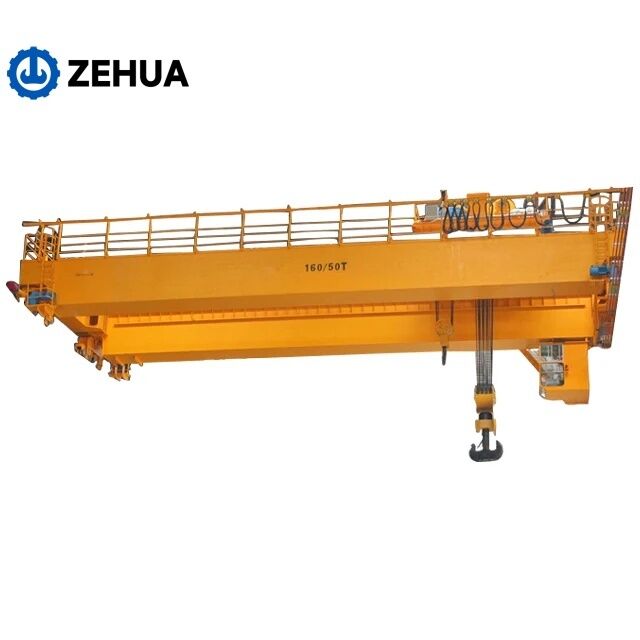 New Design European Double Girder Overhead Crane 10-30 Ton PLC-controlled Gear-driven Motor Engine Powered High Efficiency