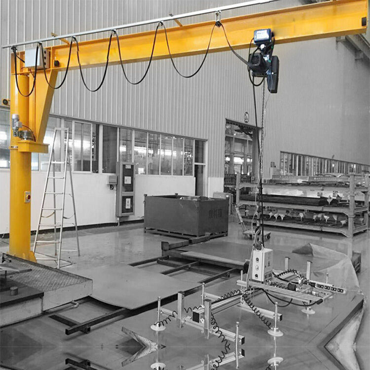 2ton 3ton 5ton Workshop Lifting Jib Crane with Electric Hoist Rotating Jib Crane
