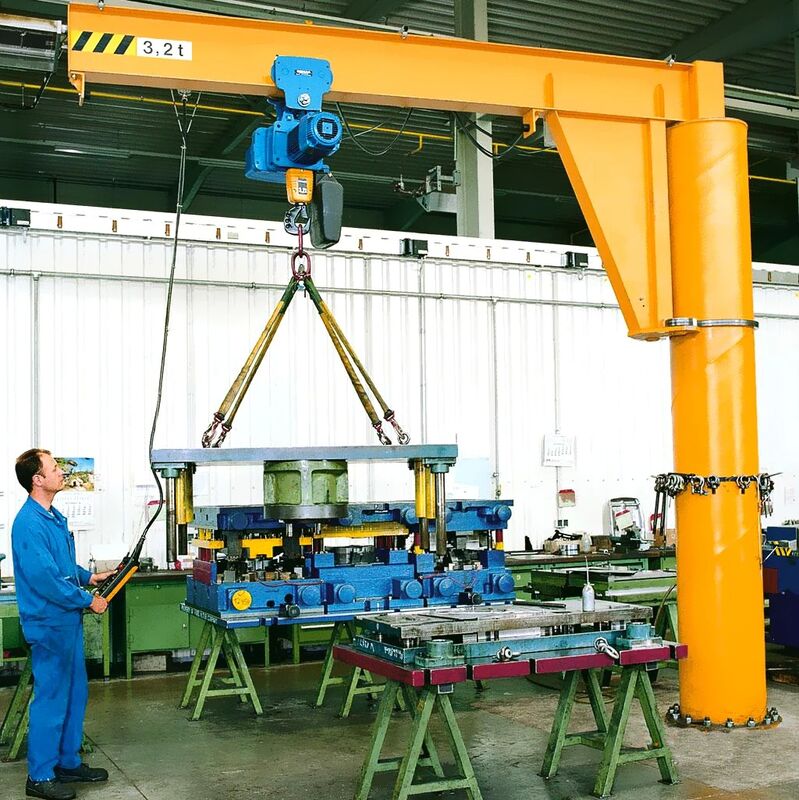 Hot Selling 360-Degree Rotation Jib Crane for Factory/Warehouse Use 1 Year Warranty Cantilever Crane