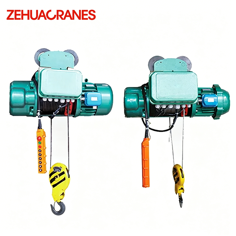 High Quality Electric CD MD Model Wire Rope Lifting Hoist for Construction 1-20 Ton Capacity Remote Control IP55 Protection