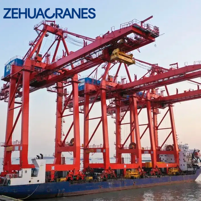 ZEHUA 2026 New STS Quay Crane 40.5-70T Heavy Duty STS Port Crane for Ultra Large Container Vessels