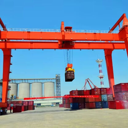 RMG Kraan Rail Gemonteerde Gantry Kraan Container Hanger Controlekraan voor Lift Container