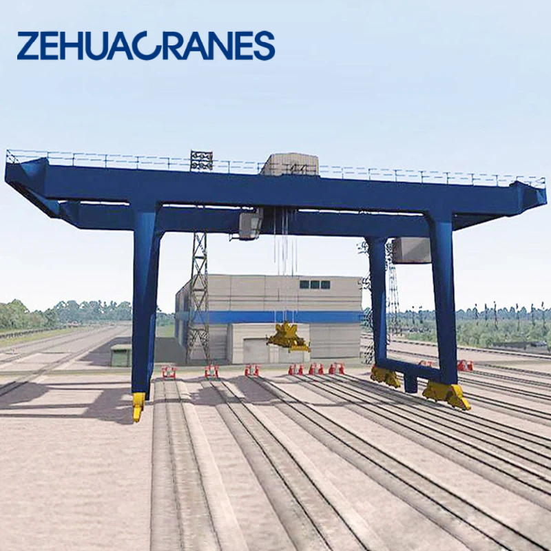 Rail Mounted Gantry Crane RMG 30-60 Ton Container Handling Crane for Railway Yard Port Terminal Logistics